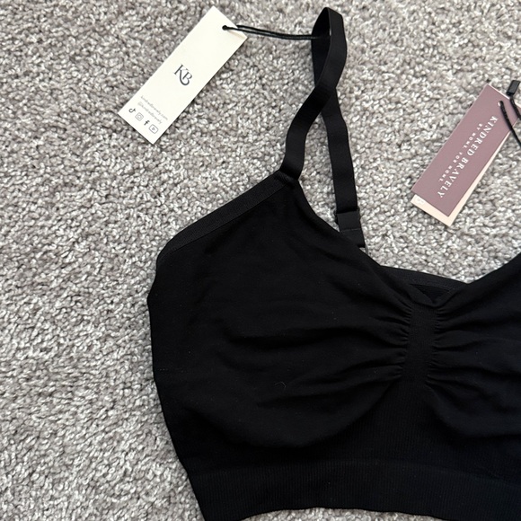 NWT Kindred Bravely Black Bamboo Seamless Pumping Lounge and Sleep Bra - Size M - Picture 3 of 6